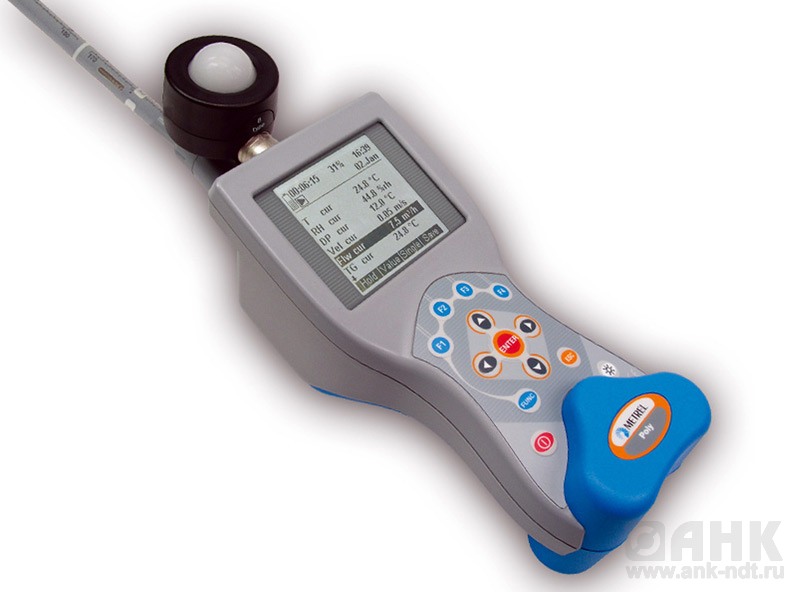 MI 6401 EU Poly — измеритель температуры воздуха, скорости воздушного потока, влажности, освещенности и яркости (профессиональный комплект)