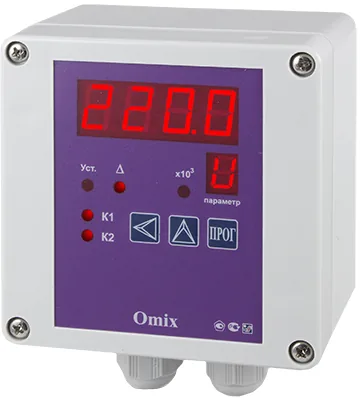 Измеритель параметров однофазной сети Omix W100-MX-1-0.5-KK-RS485